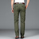 Jeep Spirit Jeep Pantalons masculins décontractés Pantalons de travail multi-poche printemps et d'été Straight Loose's Men's Fashion Pants B9923 B9923 Army Green 40
