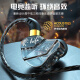 Kewo [Pure Sound] Professional sound quality monitoring headphones wired 3.5mm game with microphone 3 meters long line anchor live broadcast dedicated sound card in-ear computer noise reduction ear return