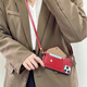 Aplicable a iPhone13 Case de teléfono móvil de billetera de monedas iPhone13 Case de cuerda Crossbody Corta Crossbody Corta de cuero iPhone7/8