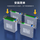 Nokoxin telecommunications-grade plug-in fiber optical splitter one-point two single-mode large square head SC/UPC plug-in card splitter 1-point 16 plug-in SC/APC (Broadcasting and TV)