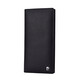 Pier Cardin Wallet Herren Langer Geschenkbox Top-Schicht Cowide 2-fach Ticket Clip Business Wallet Vatertag Geschenk Schwarz