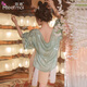 Sous-vêtements sexy Feimu, pyjamas sexy féminin, cheminée de nuit, uniforme JK, style ancien, hanfu, cheongsam, bande nombrand
