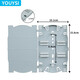 YOUYSI Fiber Optic Terminal Box Wiring Disk Fiber Optic Box 4-core fiber melting disc Fusion disc Fusion disc Fusion disc Terminal Box [No. 3] Green Direct Fuse Disk
