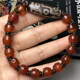 Guran Jewelry Selection Daily Leaks Tibetan cinnabar nine-eye dzi beads inlaid with silver wire and old agate ancient beads hand-strung