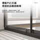 
ArROW shower room partition wet and dry separation glass partition bathroom custom black one-line simple stainless steel bath room [gun ash] 1.7-1.79m stainless steel [2694]