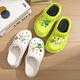 Qyckaby Hole Shoes Accessoires Girl's Outerwear Schuhe DIY adaptive Schuhschnalle Süßes dreidimensionales handgefertigte dekorative Schnalle Abnehmbares brauner Bär