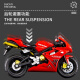 Motorcycle toy model 1:12 simulation Triumph 675 motorcycle 1:18 alloy mini ornaments collection boy machine black Yamaha motorcycle