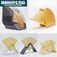 ZXQ wooden hand-brewed coffee filter paper holder solid wood coffee filter paper seat filter paper box coffee shop filter paper plastic dustproof filter paper box black