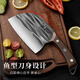 Credit Knife Man Kitchen Knife Kitchen Knife Stainless Steel Sharp Household Ancient Forged Forged Knife Chef's Meat Round Head Slicing Knife
