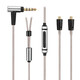 
Earmax for MMCX Shure SE215PRO SE425 SE535 SE846 E5000 silver plated earphone cable gray direct plug and hanging Normal version