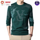 Hengyuanxiang Sommereis Seide Langsamtes T-Shirt Herrener runder Hals 2024 NEU NEUER MENTER AGTS BASION HIDER T-SHIRT T-Shirt Trendy Herrenkleidung schwarz 6626 185/3xl