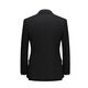 Ming Dianxing Half Linen Lined 100% Wool Suit Suit Men's Suit Suit Men's Business Formal Wedding Groom Light Luxury Black Suit+Trousers 175B Recommended 131-145Jin Jin is equal to 0.5 kg