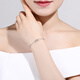 Saturday Fortune Crown PT950 platinum bracelet for women PT073875 about 2.38g 16cm birthday gift