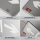 Stainless steel safety exit indicator light surface-mounted 24V36V220V universal power fire emergency evacuation sign light single-sided safety exit 24-220V
