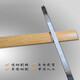 Mai Yi Yi self-adhesive Moores PVC wooden floor pressing strip T-shaped edge strip door joints flat buckle door strip door sill strip Taiyou color MS9923 self-adhesive type with saw blade 2.7m
