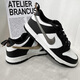 耐克（NIKE）板鞋女鞋2025新款夏季Dunk Low低帮轻便运动鞋时尚透气休闲鞋 DH9764-001黑白小熊猫金银勾 38.5