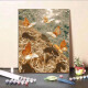 Youke New 2024 Digital Oil Painting Diy Hand-colored Oil Painting Butterfly Digital Oil Painting Wall Hanging Decoration XK-1381 [30*40 Tighten the inner frame + brush paint]