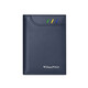 Williampolo Kaiser Paul Exquisite Small Card Bag für Männer mit echtem Leder -Führerschein für Führerschein Kartenschublade Vatertagsgeschenk für Papa Blue Cross Muster
