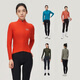 GRC Unruly Endless Women's Autumn and Winter New TECH Series Long-Sleeved Fleece Warm Tops Road Cycling Jersey Ginger M