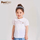 PawinPaw cartoon bear children's clothing summer girls lapel fashionable sweet short-sleeved shirt Blue blue/50 90