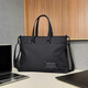 Cateikarrui men's briefcase men's handbag Oxford cloth business large capacity office worker shoulder crossbody computer bag black size approximately length 40*width 11*height 30CM