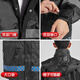Shengli Reflektierende Regenmantel-Split-Rettungshygie-Sanitäranzugsanzugsanzug 210T Polytechnische PVC BR2-671 Schwarz 2xl