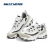 Skecher black and white gold men's shoes summer classic panda shoes heightening breathable fashion campus retro dad shoes