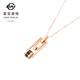 Cai Bai Jewelry K Gold Pendant 18K Gold Geometric Simple Personalized Pendant Pricing KJ K Gold Pendant