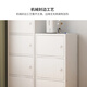 Yameile floor-standing bookshelf simple bookcase with door bedroom study balcony bay window storage small cabinet four doors