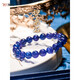Taoki Natural Wenwan Tanzanite Old Mine Jewelry Tanzanite Ball Bead Bracelet Jewelry Grade Approximately 7mm