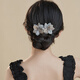 Chimera (Chimera) Tissu haut de gamme Clip de cheveux Robe de tête en arrière pour femmes Clip horizontal en queue de cheval Horizontal Clip Horizontal Festival Gift Femme Enseignant