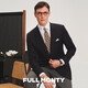 Jaqueta de traje de lana pura de Monty Monty [VBC] Hombres, traje casual de arenga azul marino Single, azul marino 1336 48