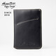 HANATORA Japanese style flower tiger card holder ultra-thin men's and women's genuine leather lightweight luxury card slot business card holder Valentine's Day gift black