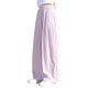 
Ikano I.KARNOW Girls Summer Suit Set Children 2025 Street Popular Internet Celebrity Fashionable Yamamoto Pants Big Children Summer New Short Sleeve Girl 9889 White + 15009 Purple [Set] 150