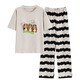 Meijun Frühling und Sommer neu purer Baumwollpyjamas Frauen -Set Koreanischer Hausanzug Kurzarmhose Frauen 9717 m