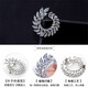 Dingjing brooch for women, high-end simple corsage, silk scarf, anti-exposure buckle, suit collar, brooch set, gift box, birthday gift, camellia brooch set box TW129