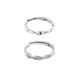 Love endless ring couple style one pair of ring best friend ins niche design adjustable temperament and physical circle J159 [female style] + J160 [male style] (one set