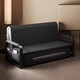 Tanhui -Sofa Bett integrierter Dual -Gebrauch 2025 Neues Klappbett Nickerchen Einzelbett Haushalt Mietzimmer Doppel einfaches Bett [0,8 m Aufbewahrung] + 7 cm. Schwamm