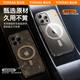 图拉斯支点壳D1s【冰环磁吸】 适用苹果15promax手机壳iphone15pro支架壳15超薄全包按键防摔散热透明款 iPhone15ProMax-6.7英寸 【MagSafe磁吸】稳固支架+超薄