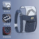 Xin Manyue Baby Strap Summer Traditional Old-style Four-Claw Strap Front-Holding Back-Back Baby Going Out Simple Holding Baby Blue Large Polka Dot Four-Claw Buckle (18-40Jin [Jin equals 0.5 kg]) Upgraded Version