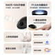 Fluoritkamera Xiaodou Dual Camera Überwachung Home Wireless Indoor 360-Grad-Dialog Mobile Remote Dual-Kamera 5 Millionen + 5 Millionen (Sprachanruf + Ein-Klick-Anruf) Kamera (Beratung und höflich) Weiß