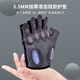 Gants de fitness Laura Star Sports Riding Half Finger Training Single Bar Équipement de traction exercice Anti-Slip Men