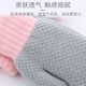 9i9 baby gloves winter thickened and velvet baby gloves for students and children hanging neck outdoor warm A188 rabbit