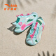 ANTA Children's Sandals Girls Beach Shoes 2026 Summer New Baotou Breathable and Comfortable Outdoor Frame Shoes Mint Blue/Silver-2 33