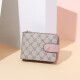 Golf (GOLF) card holder women's fashion printed women's wallet contrasting color trend multi-card slot leather wallet clutch bag birthday gift for women