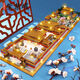 
Chengpin Forbidden City three-in-one compatible with Lego Forbidden City building blocks Chinese style ancient buildings with high difficulty and huge assembly toys. Large Great Wall three-in-one 13822 pills + lamps