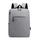 Double Star Backpack for men's computer bag backpack for women 16-inch school bag junior high school high school college students large capacity notebook bag gray [16-inch standard version]
