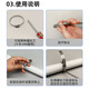 Minhongshi monitoring hoop bracket, hoop bar, all-steel clamp, telegraph pole hoop tube, 304 stainless steel hose hoop, stainless steel hoop ring 200MM