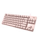罗技（logitech）K835真机械键盘铝制外壳机械轴体手感出色有线键盘84键电竞游戏12个快捷按键台式外接笔记本电脑 【K835】粉色 红轴 露营之夜 限定款