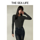 THE SEA LIFE Ou Hai Yisheng 24 spring and summer sweater looks slim and thin slim commuting base shirt X15738 Glacier Gray M